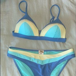 Neon bathing suit